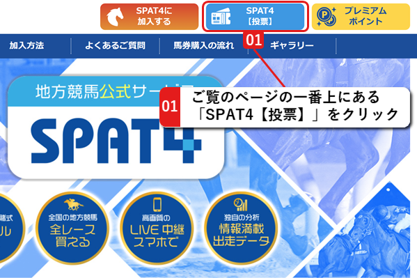 SPAT4にログインして下さい